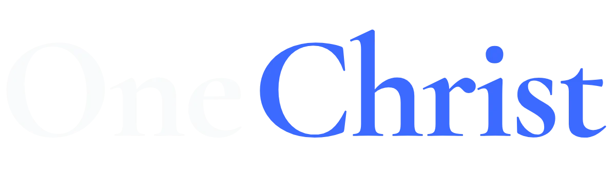 OneChrist Logo White